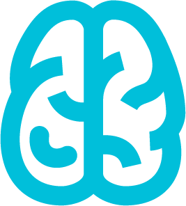PF blue brain icon