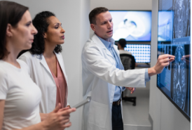 Group of neurologists