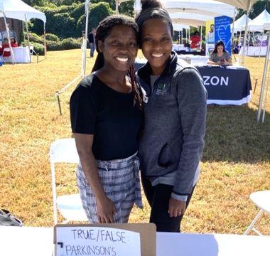 Chantale at a Morehouse event 