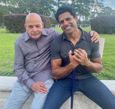 Karan Rai and his father