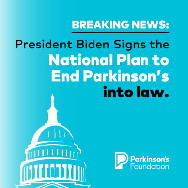 President Biden Signs the National Plan to End PD into law