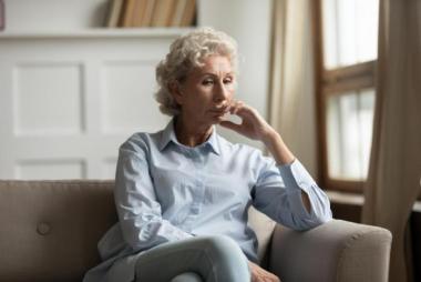 Woman pondering