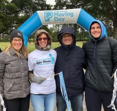 Kathleen Gleiter with family at Moving Day