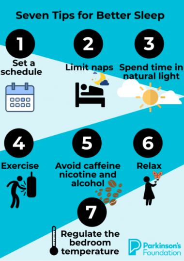 3 Tips for Better Sleep Infographic
