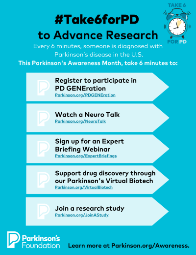 Parkinson's Awareness Month Toolkit | Parkinson's Foundation