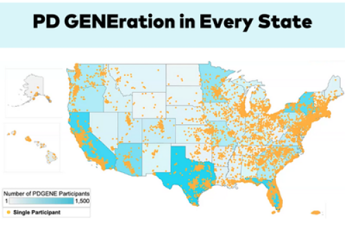 PD GENEration map of U.S.