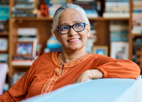 Women wearing glasses