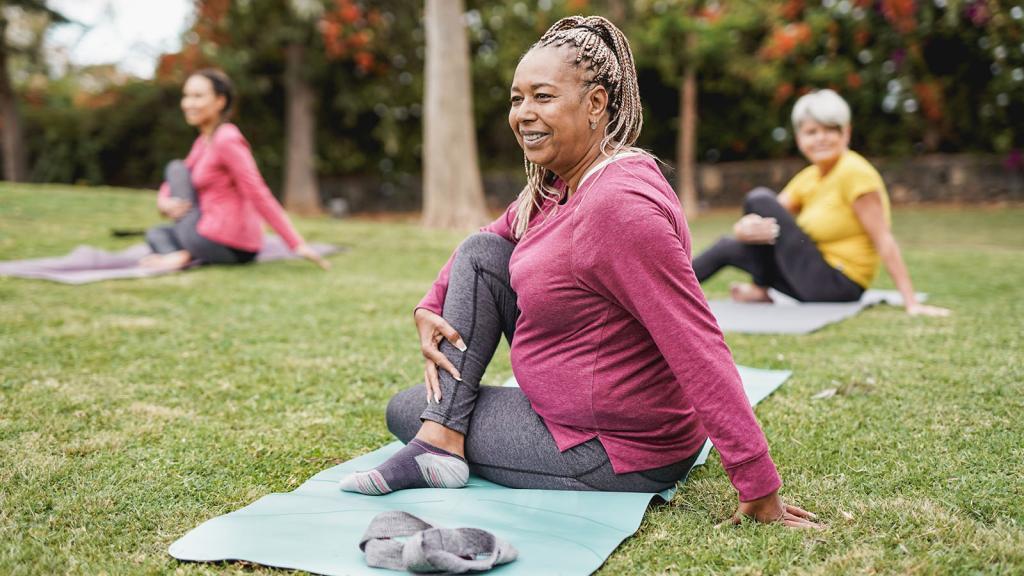 Yoga in the field