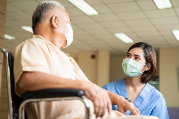 nurse with patient